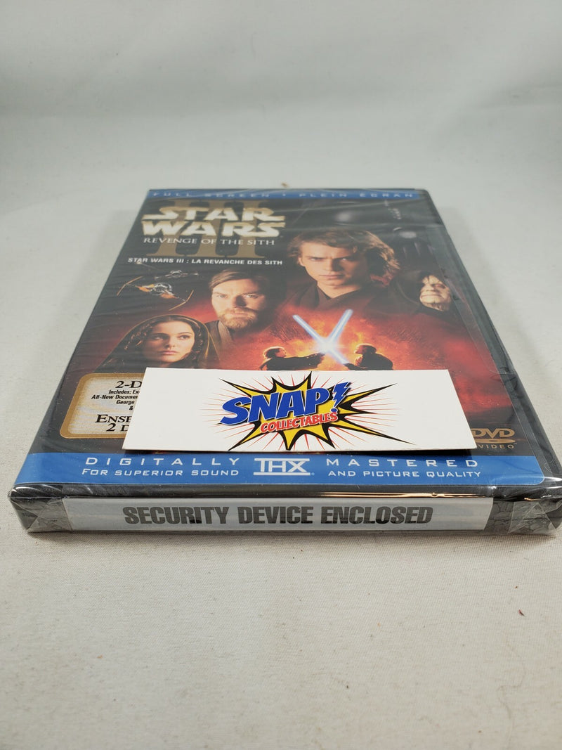 Star Wars Episode III: Revenge of the Sith (DVD, 2005, 2-Disc Set, Canadian Ful…