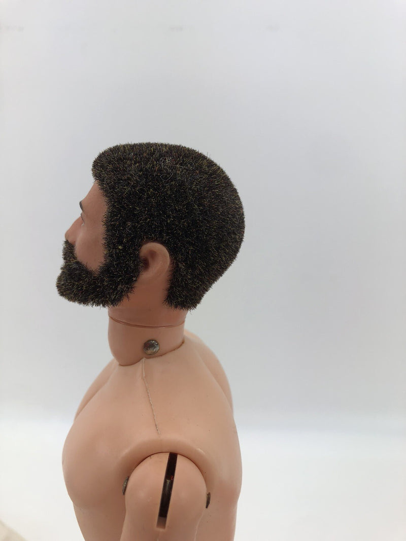 GI JOE Adventurer Flocked Brown Hair Adventure Team Hasbro Kung-fu Grip 1970s