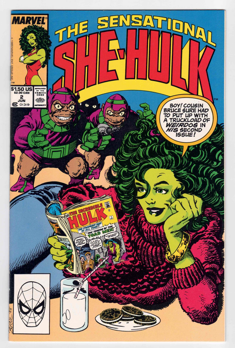 The Sensational She-Hulk #2 1989 Marvel Comics Direct Edition