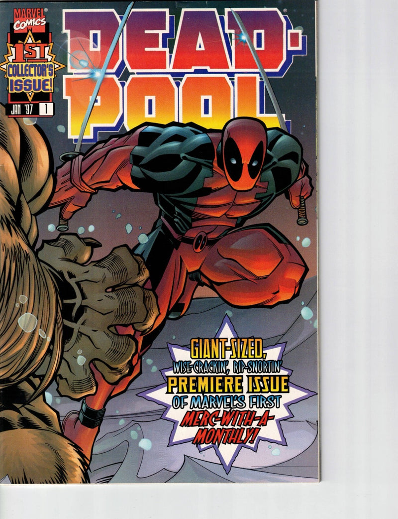 Deadpool #1 1997 1st Solo Series, 1st Appearance Blind Al, T-Ray, Cannon Fodder