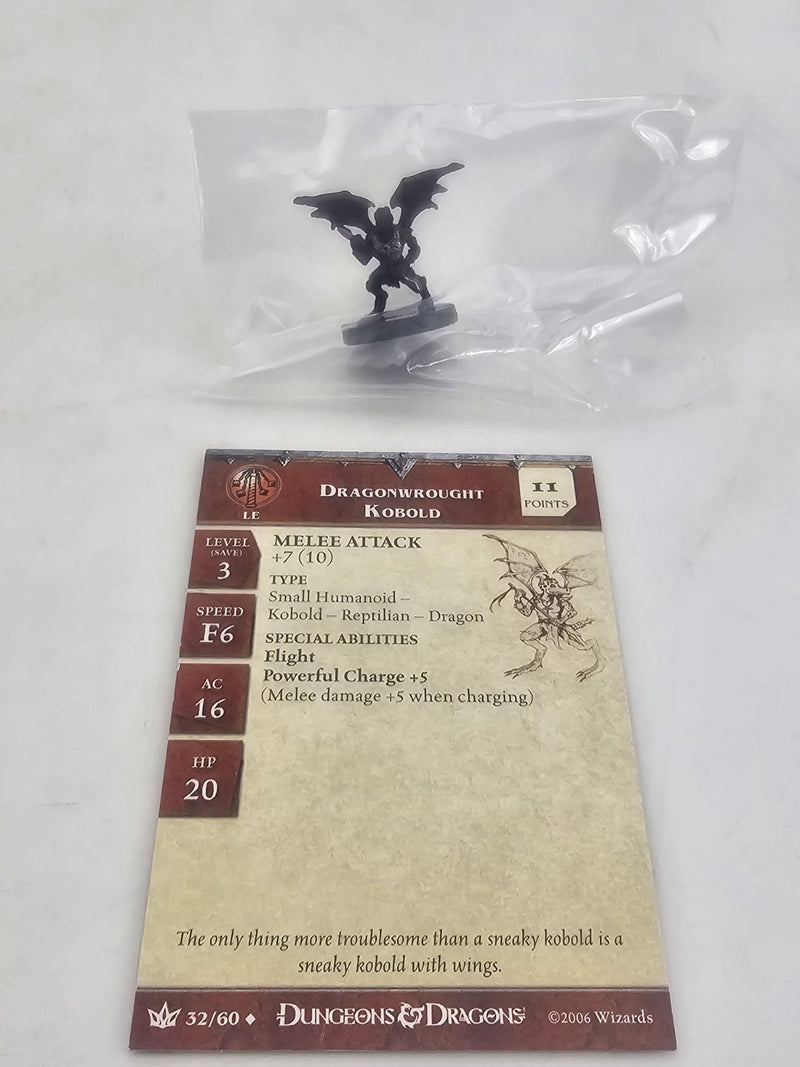 2006 Dungeons & Dragons War Of The Dragon Queen Booster Pack Vintage Figure OPEN