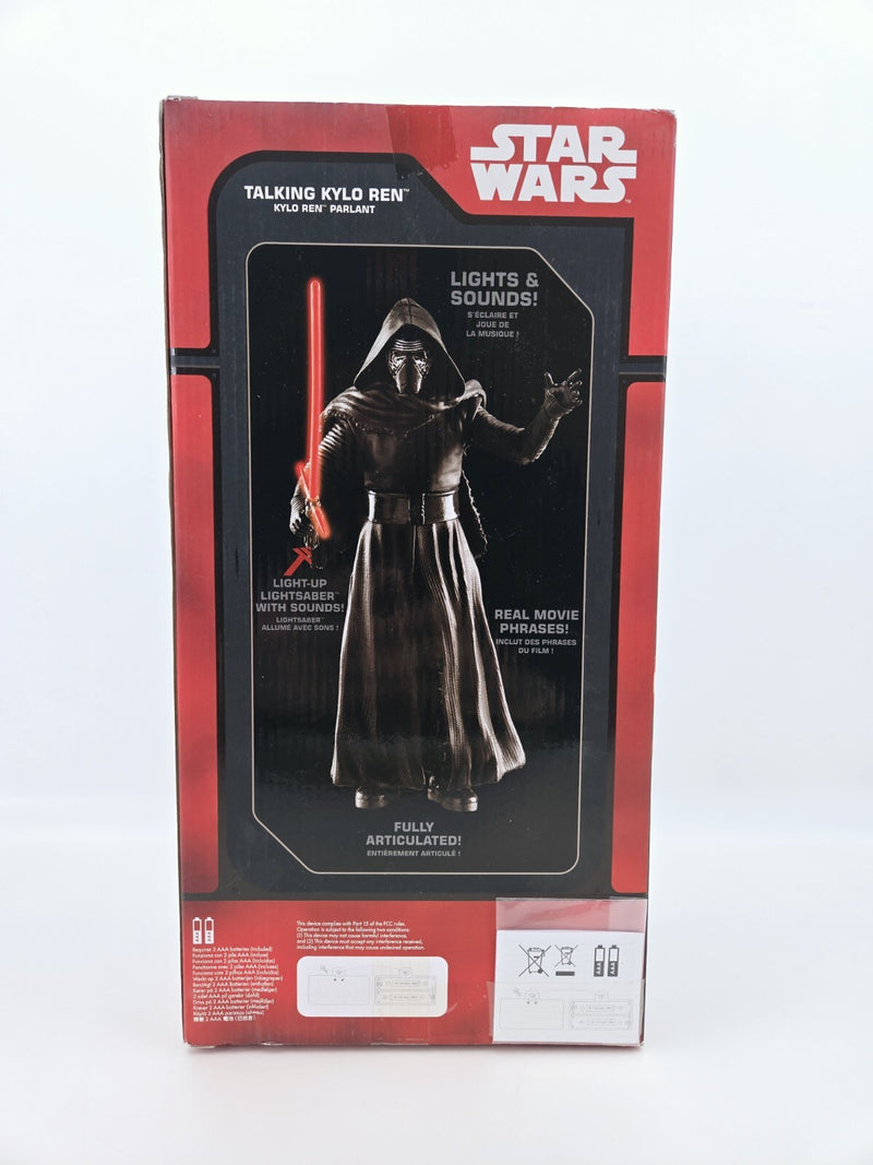 Star Wars Talking Kylo Ren - Real Movie Phrases! UNOPENED, Disney Store New