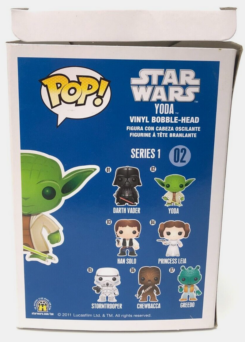 Yoda Bobble Head Star Wars 2011 Funko Pop #02