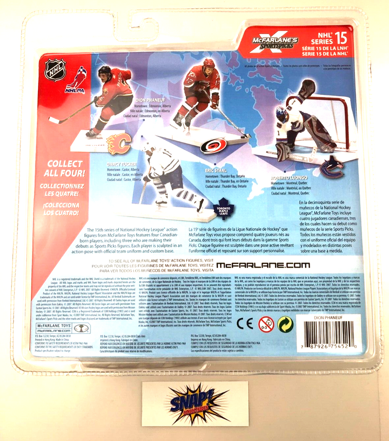 Dion Phaneuf Calgary Flames #3 NHL Series 15 2007 McFarlane