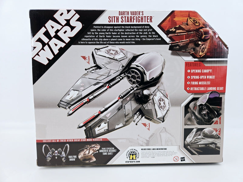 Star Wars 30th Anniversary Darth Vader Sith Starfighter Saga OTC New Sealed 2006