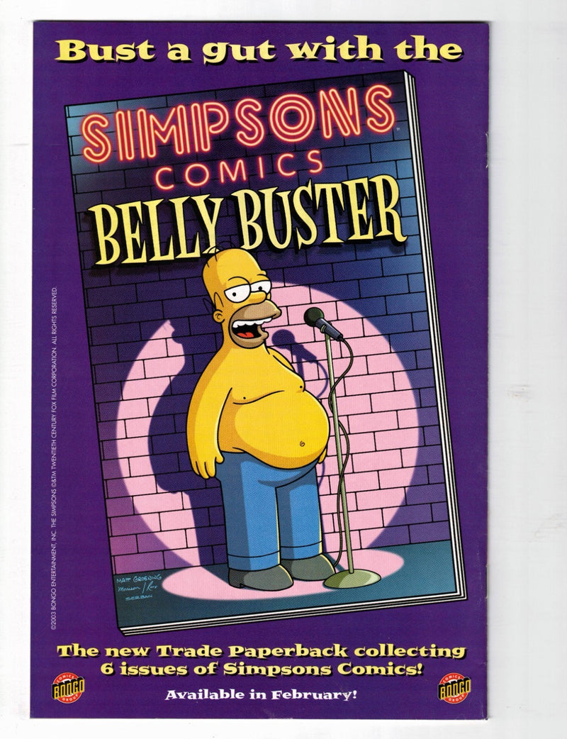 Simpsons Comics Presents Bart Simpson #15 2004 Newsstand Variant