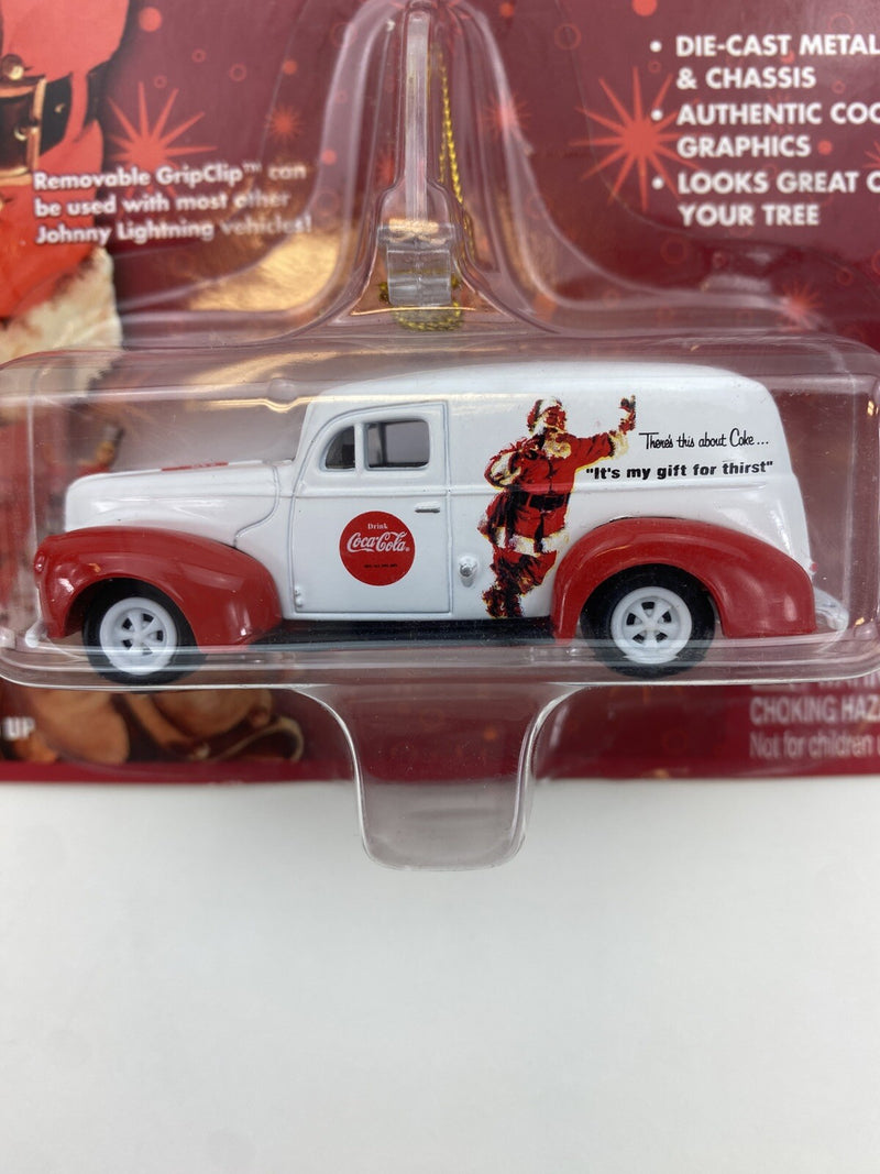 Johnny Lightning White Lightning Coca Cola 1940 Ford Sedan Delivery Ornament