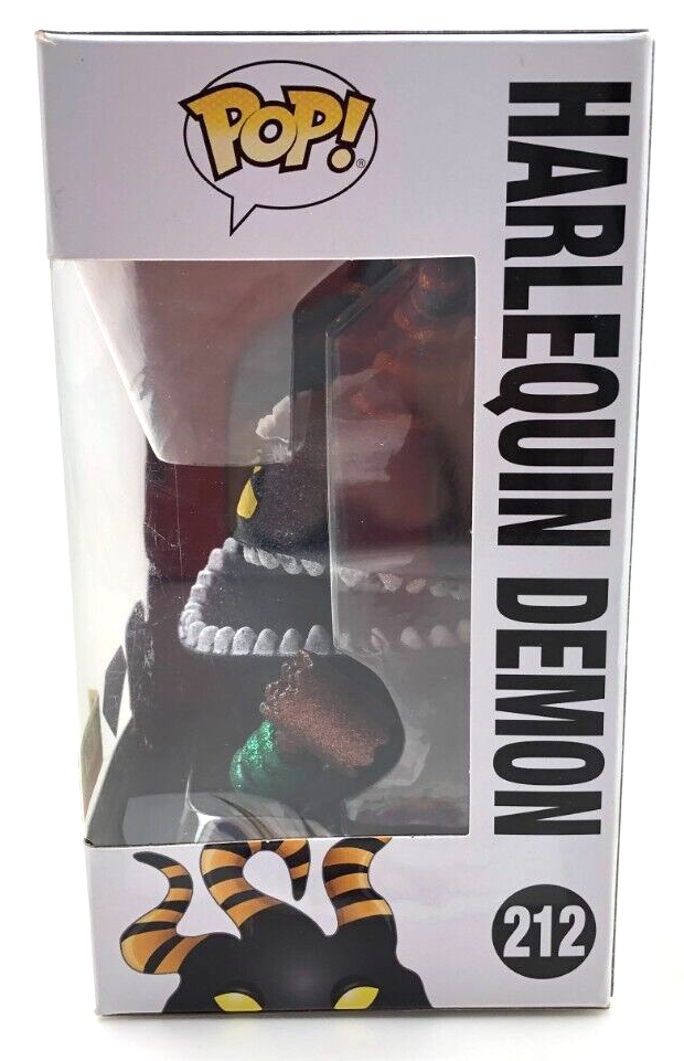 Harlequin Demon Diamond Glitter Funko Pop 212 Hot Topic Exclusive