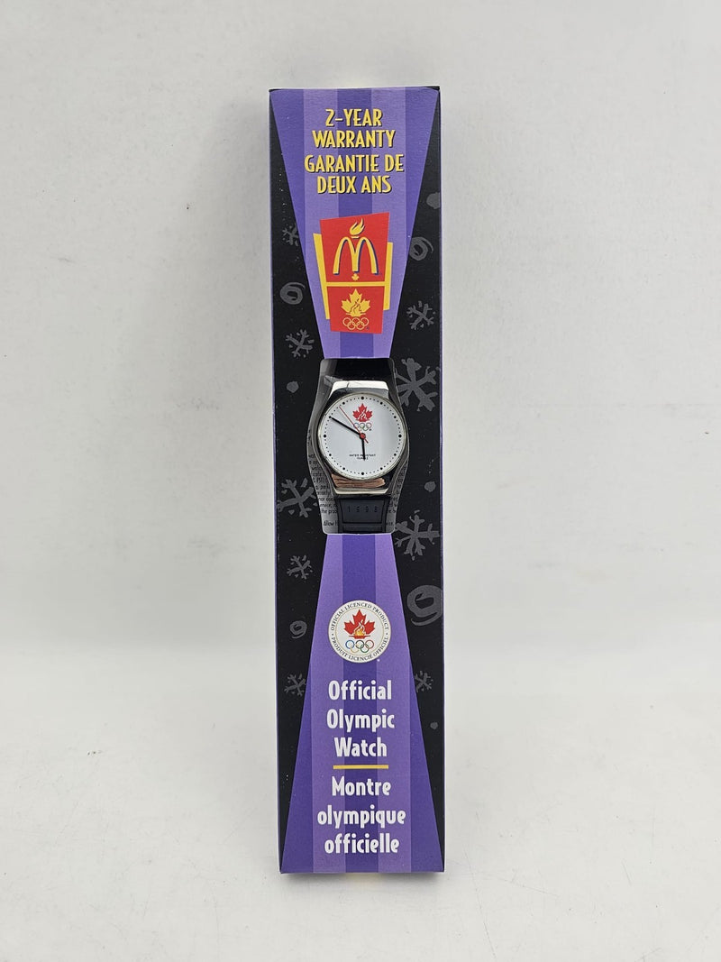 Limited Edition McDonald's Nagano 1998 Official Olympic Watch Black