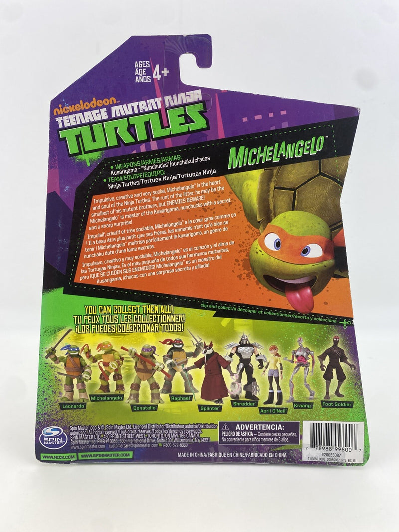 Teenage Mutant Ninja Turtles Michelangelo Sealed 2012 Playmates NOT REISSUE MOC