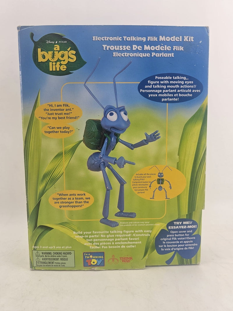 1998 Disney Pixar A Bug's Life Thinkway Electronic Talking Flik Model Kit