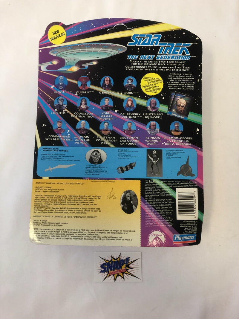 Ambassador K'Ehleyr - Star Trek TNG - Canadian 1993 Playmates 607090