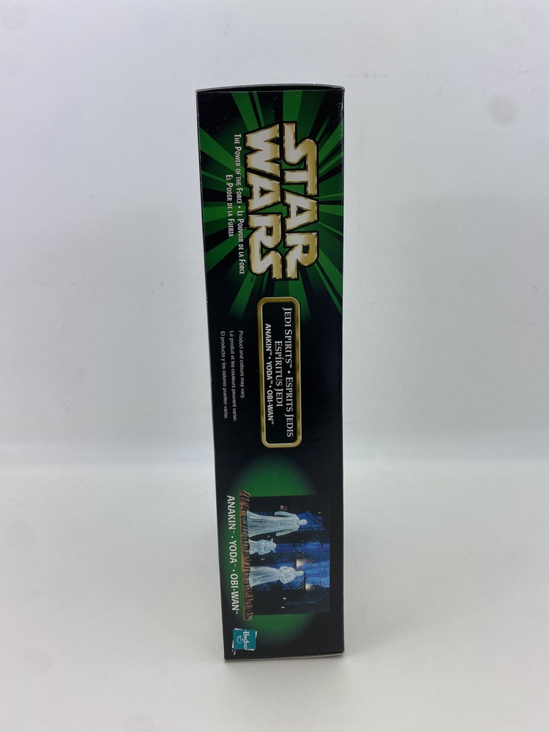 STAR WARS  Jedi Spirits 3 Pack Action Figure POTF Set CASE FRESH CAD Hasbro 1998