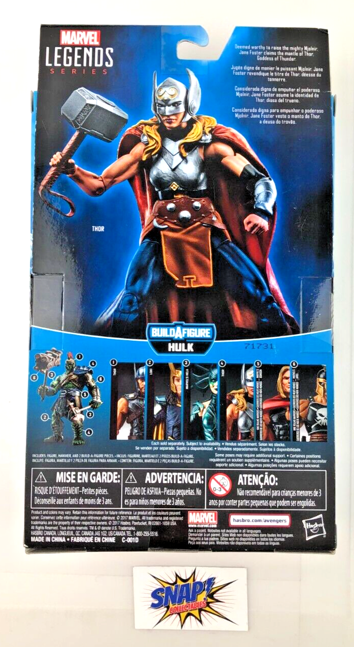 (LADY) Thor Marvel Legends 2017 Hasbro