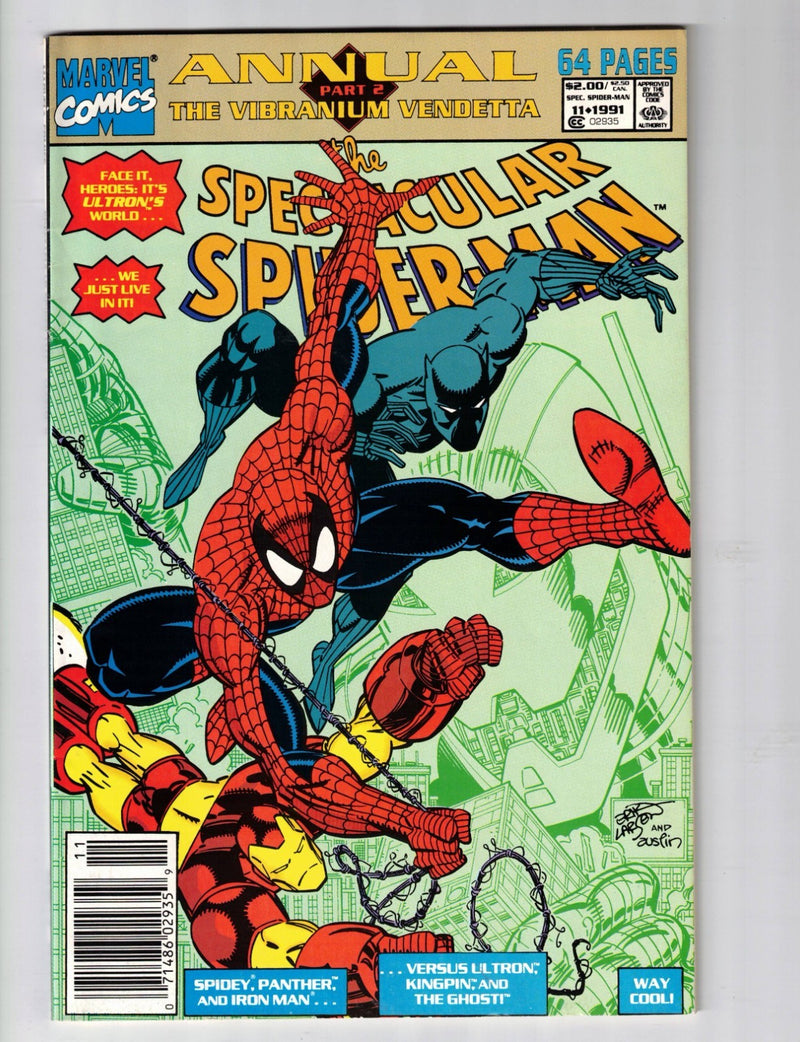 Spectacular Spider-Man Annual #11 1991 Newsstand Variant