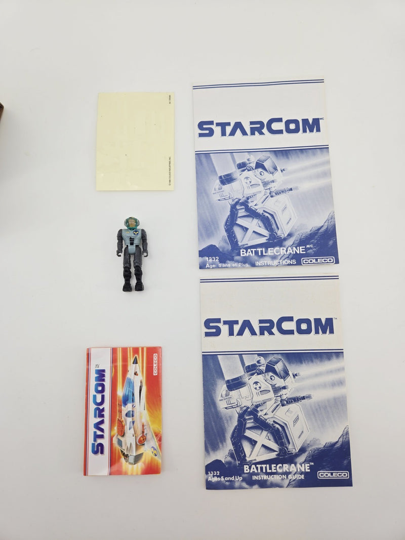 Starcom BATTLECRANE w/ SGT. BOB ANDERS 100% Complete Coleco 1986 PLEASE READ