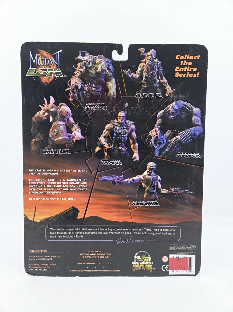 Mutant Earth Trakk Action Figure Stan Winston Creatures  2001