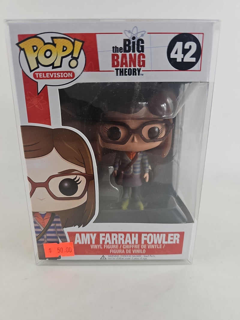 Funko Pop The Big Bang Theory Amy Farrah Fowler #42 Vinyl Figure Vaulted 2013