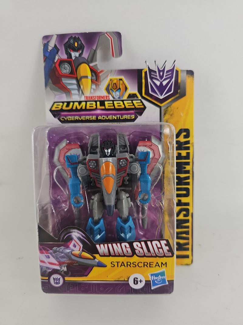 2017 Hasbro Transformers Cyberverse Wing Slice Warrior Class Starscream