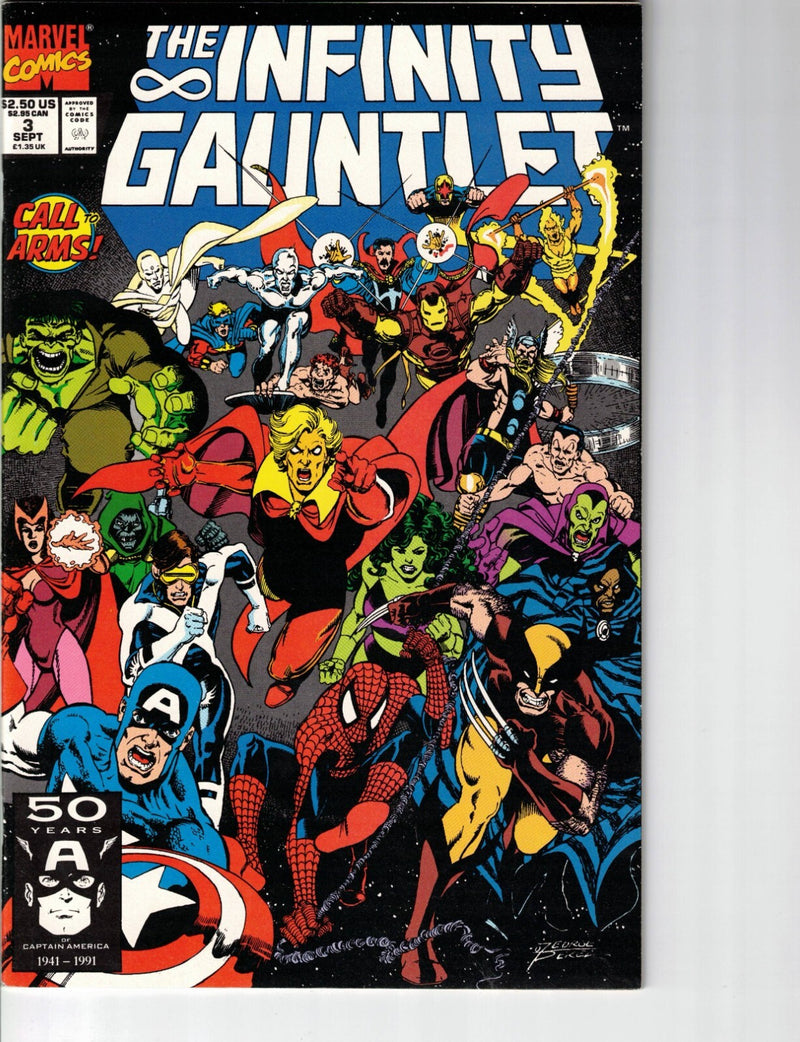 Infinity Gauntlet #3 1991 First appearance of Terraxia Master Hate