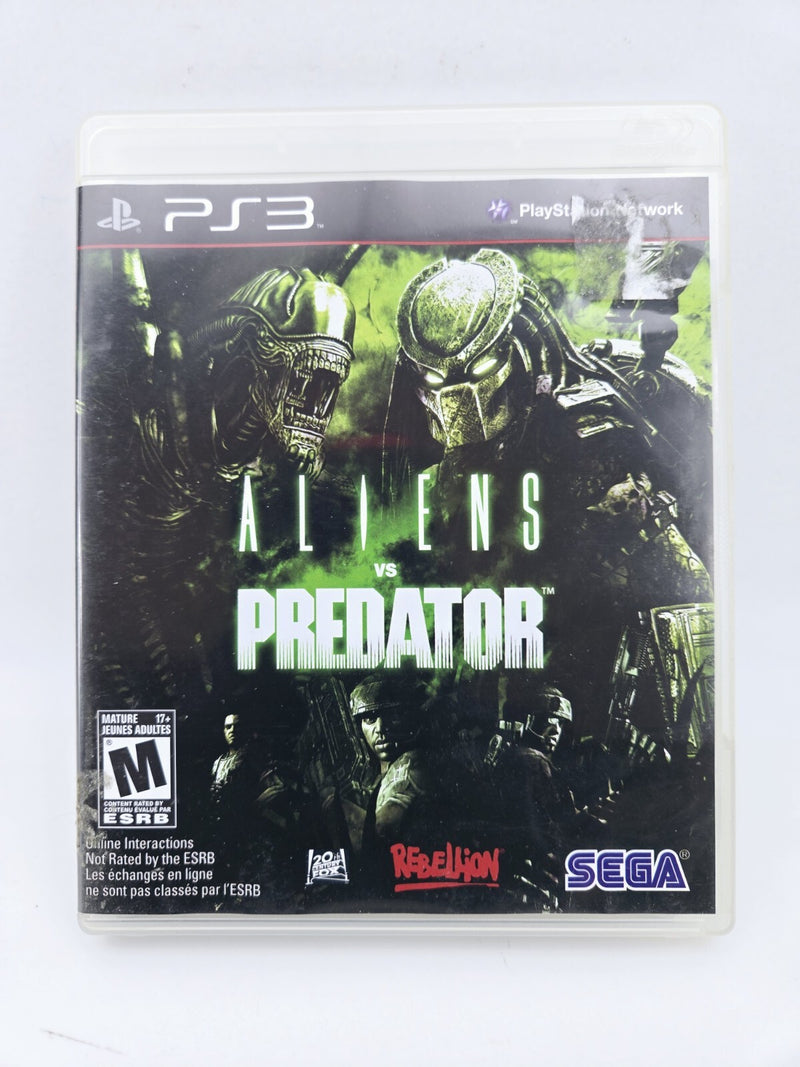 ps3 Playstion 3 Cib Complete In Box Aliens VS Predator