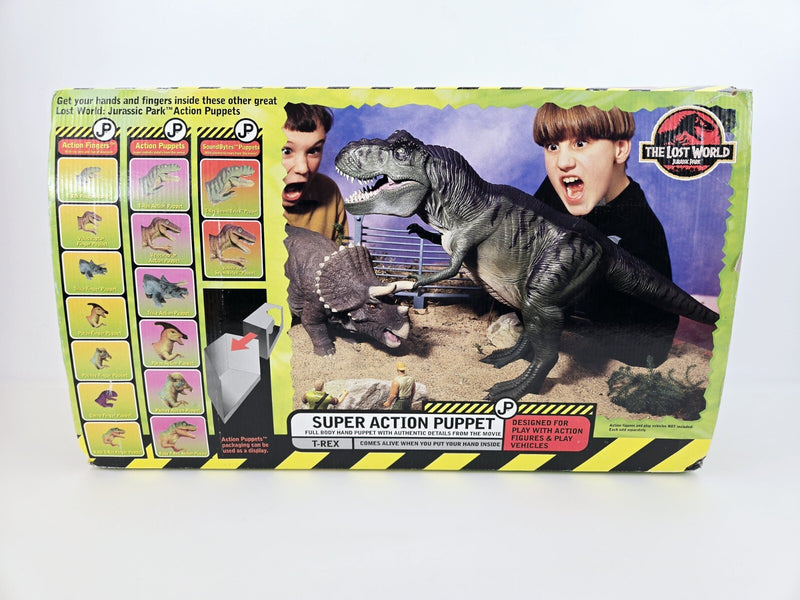 The Lost World Jurassic Park T-Rex Super Action Full Body Puppet 1997 With Box