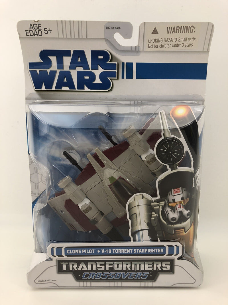 Star Wars Transformers Crossover Clone Pilot V19 Torrent Starfighter 2008 Hasbro