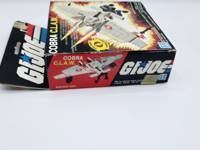 1984 GI Joe Cobra C.L.A.W. CLAW ARAH 100% COMPLETE w CANADIAN BOX NO FLAP CREASE