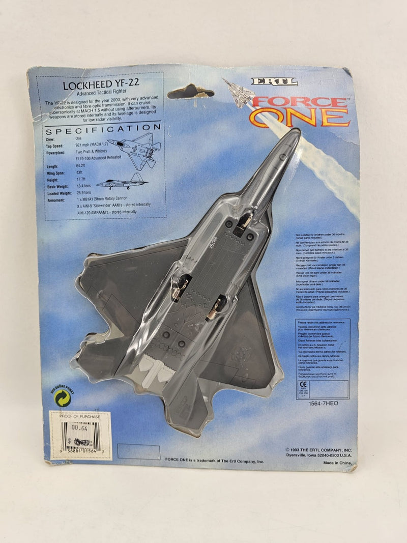 ERTL - Force One Lockheed YF-22 Die Cast