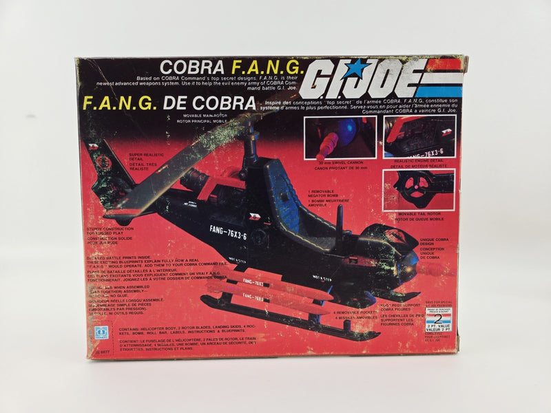 GI JOE Cobra F.A.N.G. FANG  100% Complete CANADIAN NO BREAKS MUST SEE