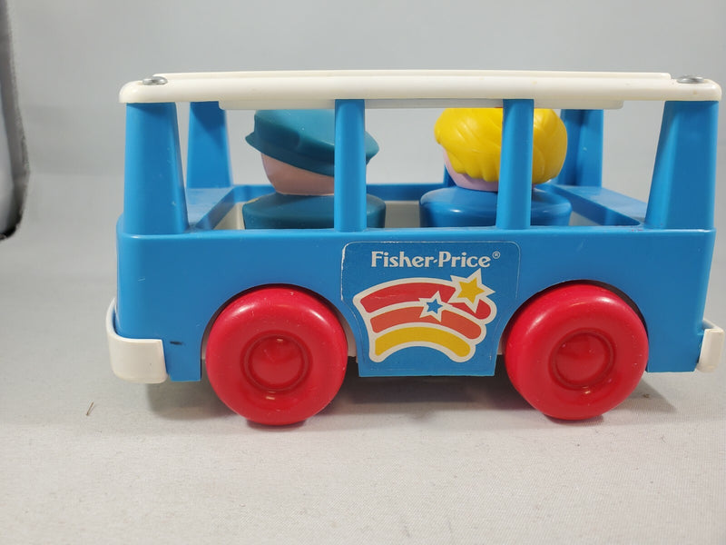 Fisher Price Mini Bus 1990 Little People FP-1