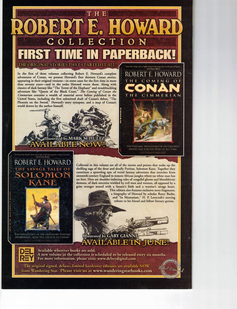 Conan #1 2004 Second Printing Direct Edition