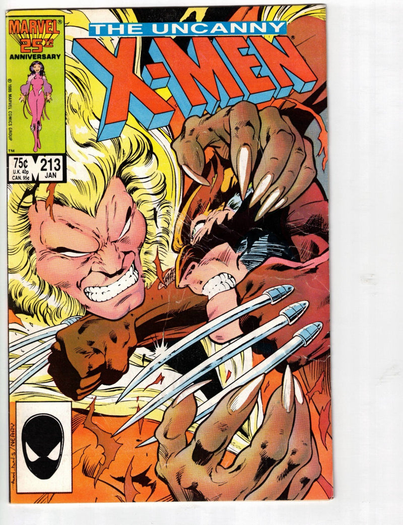 Uncanny X-men #213 Direct Edition