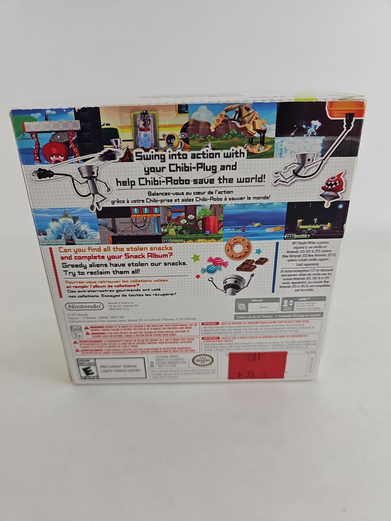 Nintendo 3DS Chibi-Robo Zip Lash Box Set W/ Chibi-Robo Amiibo NEW