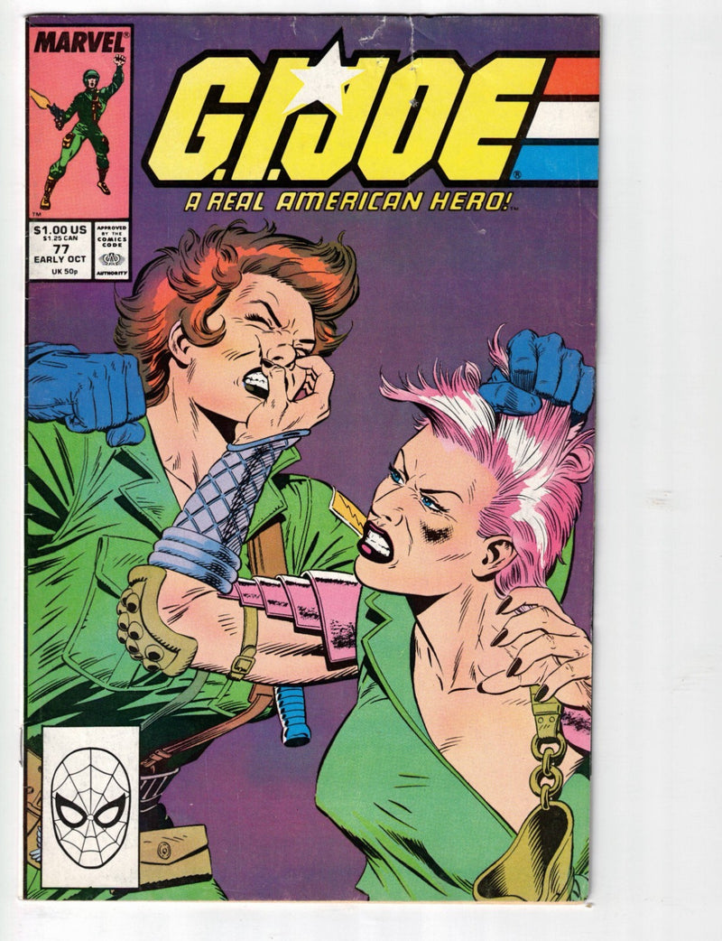 G.I. Joe A Real American Hero #77 1988 Newsstand Variant