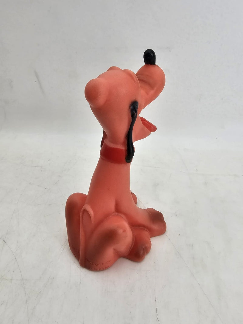 #T02 Vintage Pluto Vinyl Disney Baby Toy Figure 0-18 months Excellent Condition