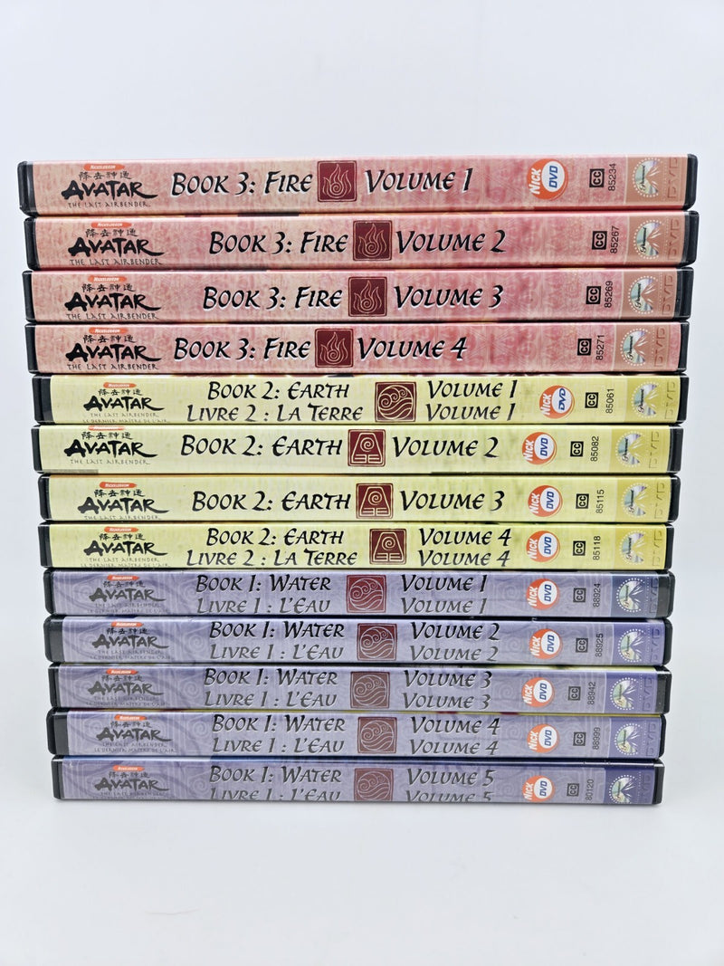 Avatar Last Airbender Book 1 2 3 Set 100% Complete Full Set Must See
