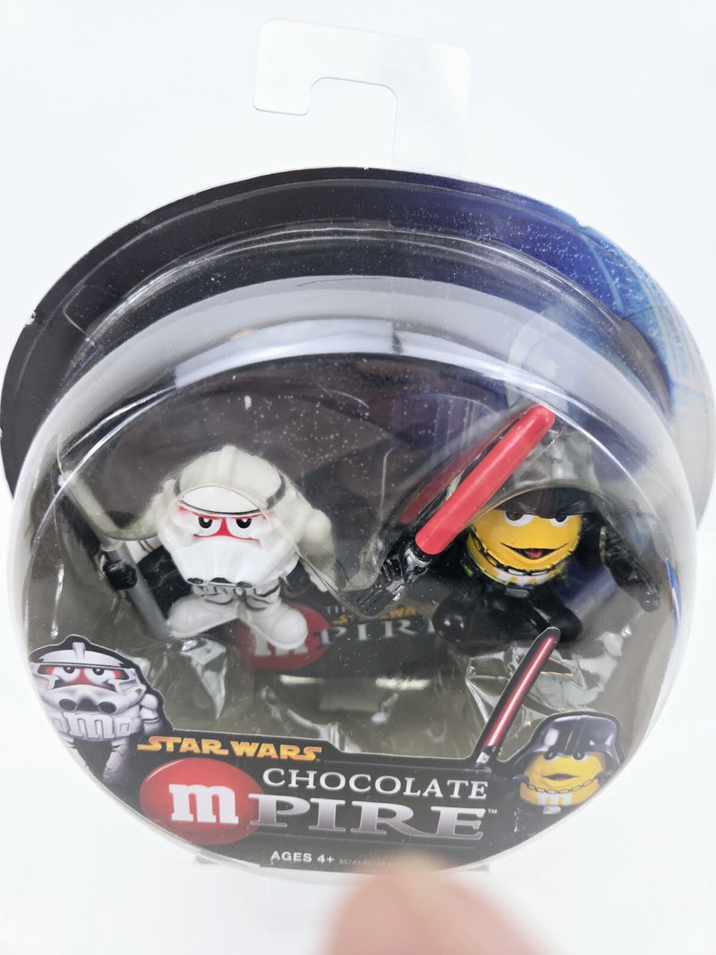 Star Wars Chocolate Mpire Darth Vader Clone Trooper Figure Set M&M's Hasbro 2005
