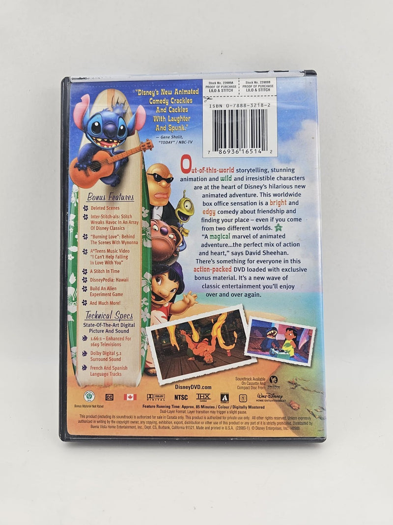 Lilo and Stitch DVD