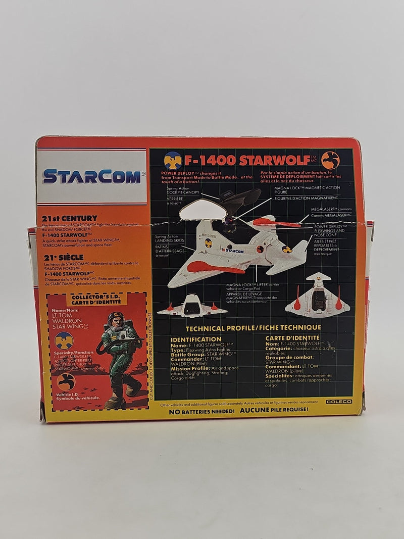 F-1400 Starwolf 1986 STARCOM Vintage Coleco CIB