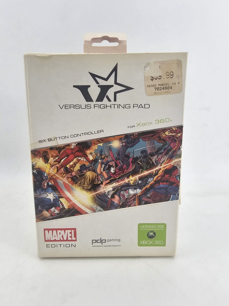 PDP Versus Fighting Pad Wired Controller Marvel Edition Open Box Xbox 360