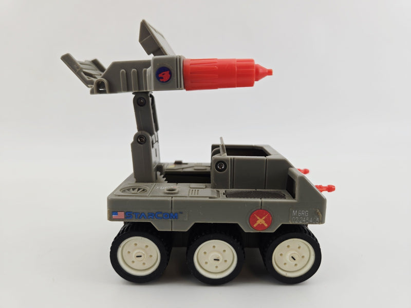 Starcom M-6 RAILGUNNER w/ RICK RUFFING 100% Complete Coleco 1986 PLEASE READ