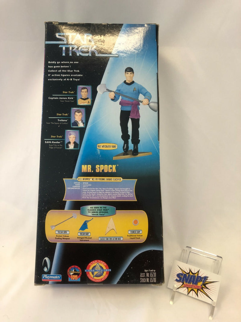 Mr. Spock - Star Trek - KB Toys Excl. 1999 Playmates 65730/65706