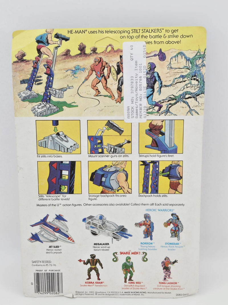 Vintage 1985 He-Man Masters Of  The Universe STILT STALKERS Mattel Motu
