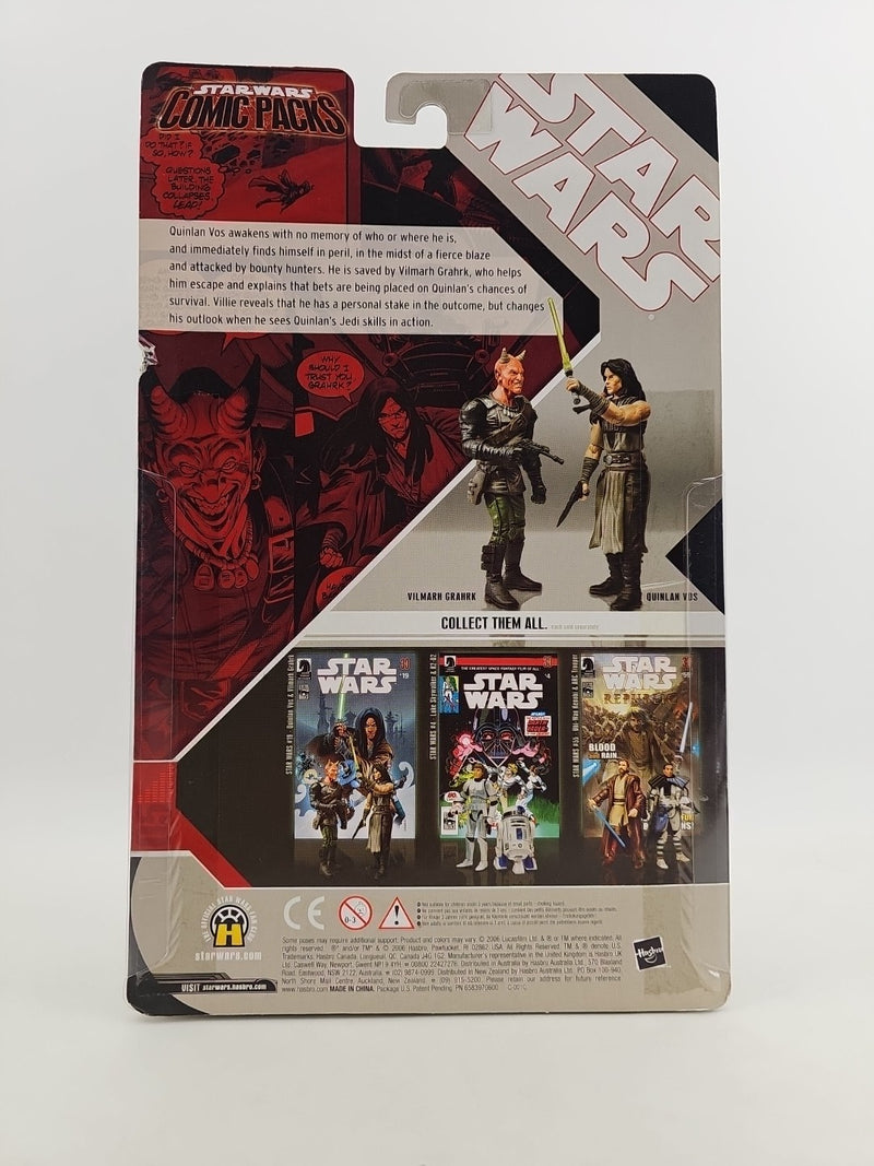 2006 Star Wars Comic Packs #19 Quinlan Vos & Vilmarh Grahrk Dark Horse NIB