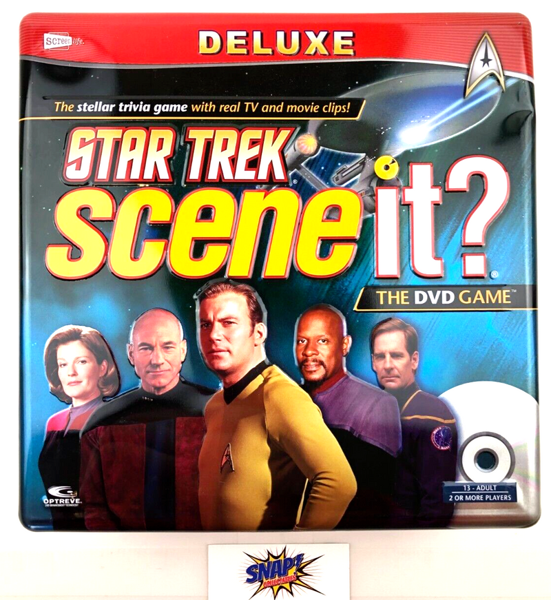 Star Trek Scene It The DVD Trivia Game 2009 Screen Life Open Box