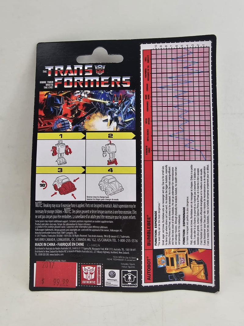 Transformers G1 TAILGATE Wal-Mart Exclusive 2017 Reissue MOSC!!!