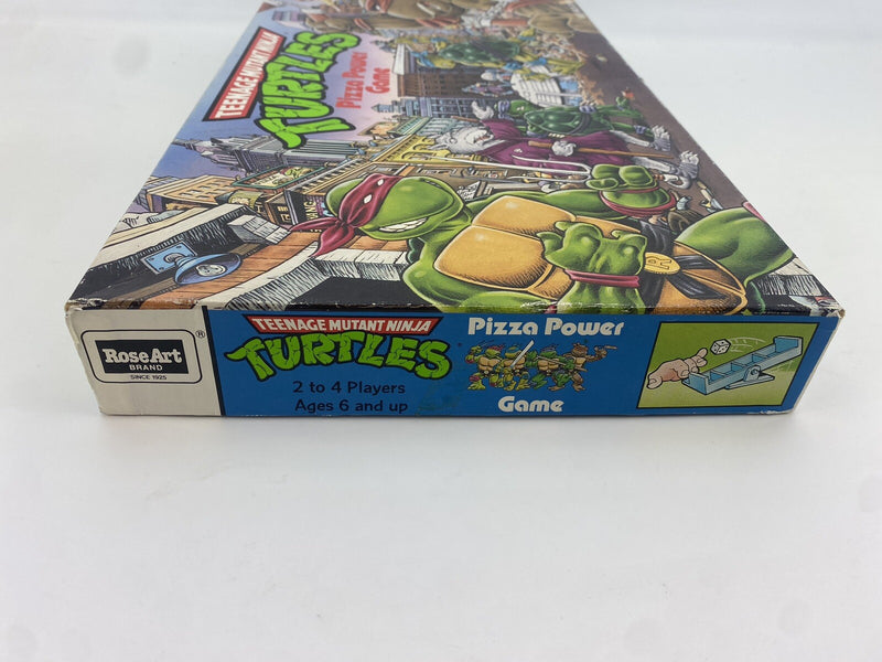 1987 Teenage Mutant Ninja Turtles Pizza Power Game RoseArt 100% Complete Great