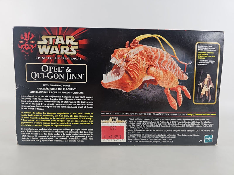 Star Wars Episode 1 Vehicles Opee and Qui-Gon Jinn Action Figure Vehicle