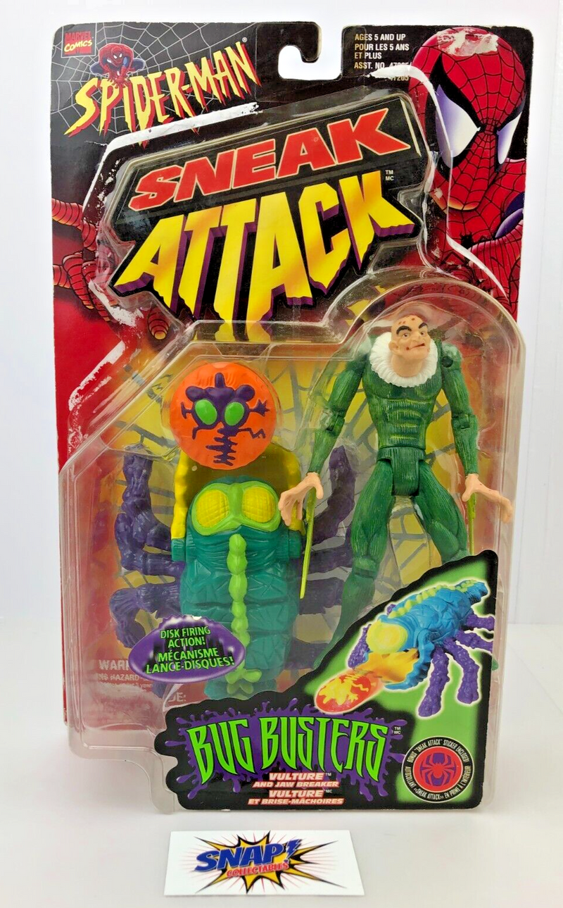 Vulture and Jaw Breaker - Spider-Man - Sneak Attack - 1998 - Toy Biz